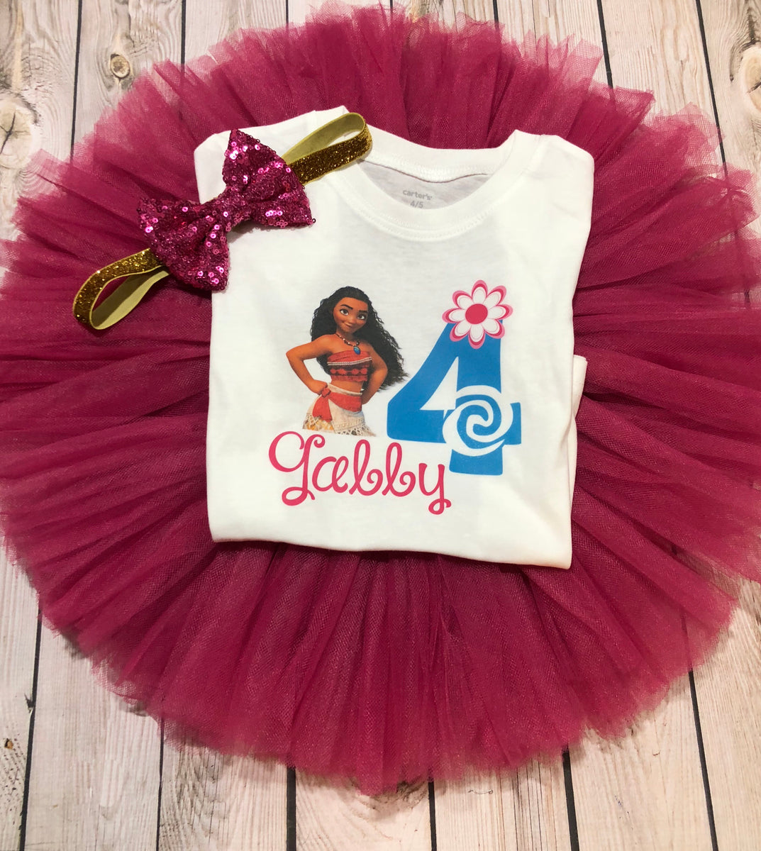 moana 3rd birthday outfit