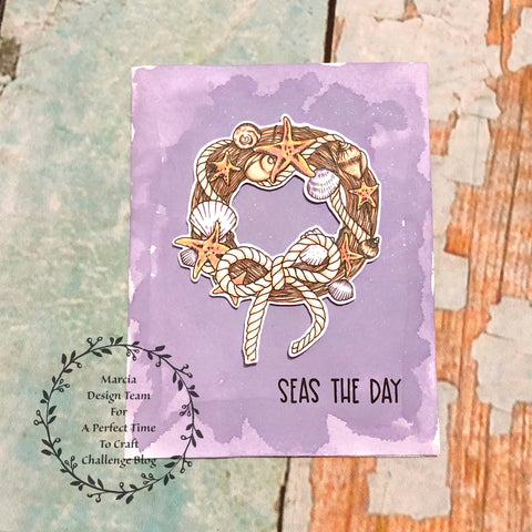 #thefrolickingfairy #apttc #aperfecttimetocraft #cardchallenge #theartsystamper #seasidewreath #bythesea #bytheshore #seastheday #beachlife #beachplease #seaside #alcoholmarkers #spectrumnoir #watercolor #isitsummeryet #cardmaking #cardmaker #digi #digitalstamp
