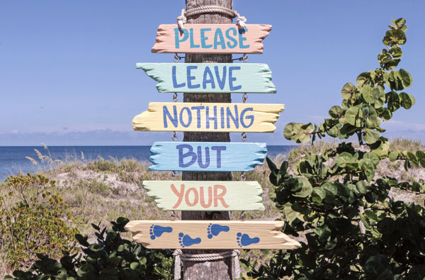 keep the beach clean