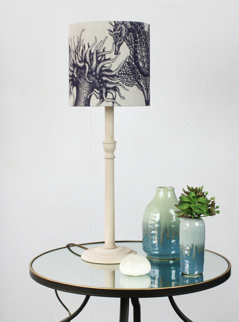 seahorse lampshade and bolitho base