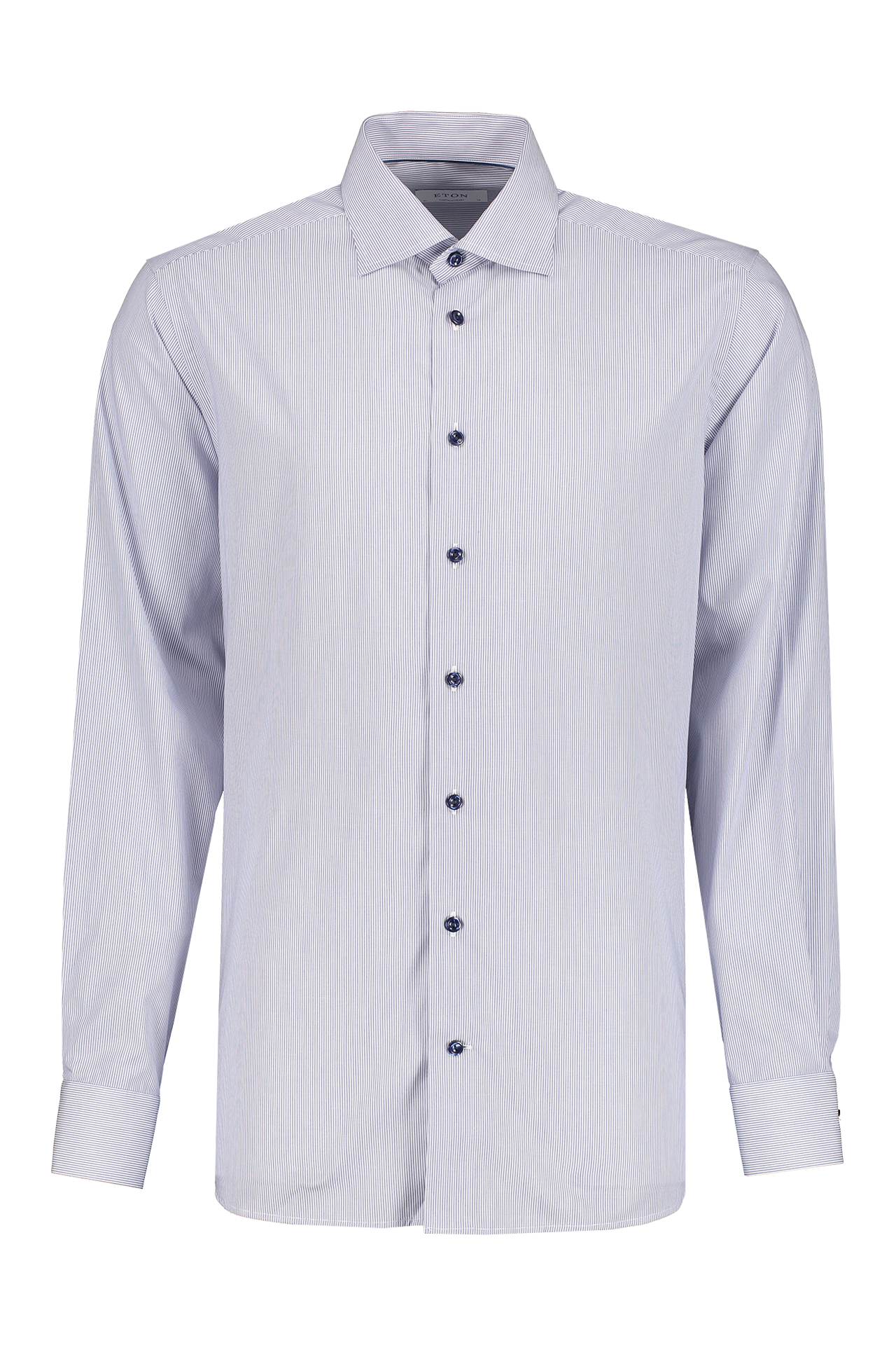 Front view image of Eton Contemporary Fit Tonal Stripe with Piping (2006721855603)(2006721855603)