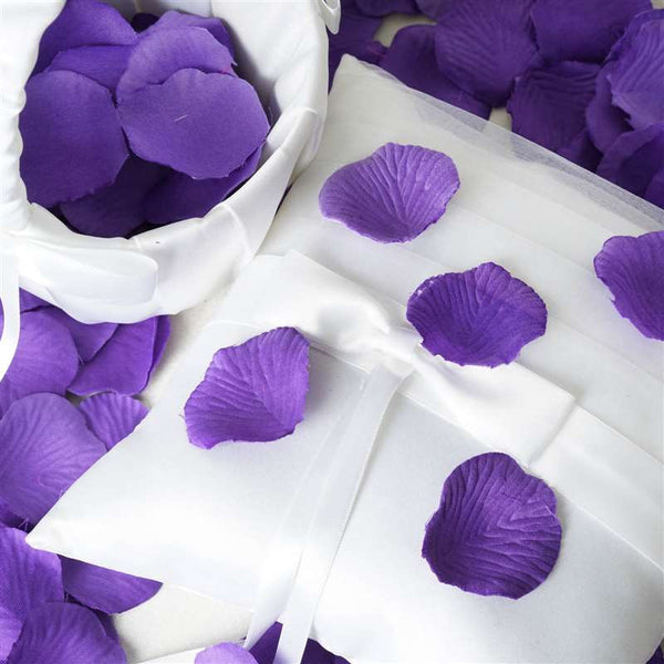 Rose Petals silk wedding table confetti Lilac Lavender 