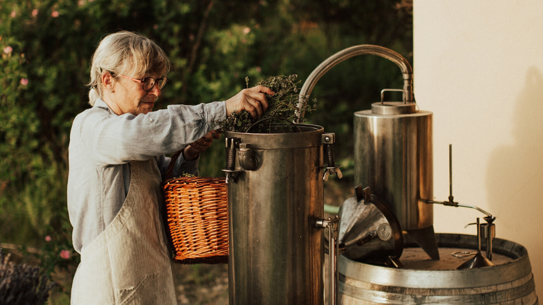 traditional small batch steam distillation