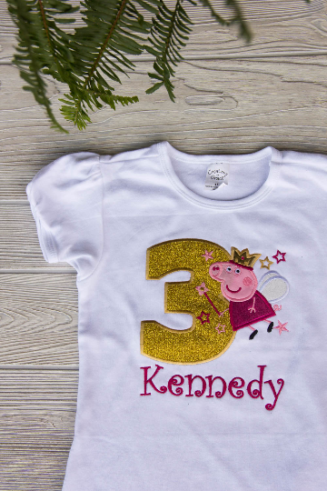 peppa pig 3rd birthday outfit