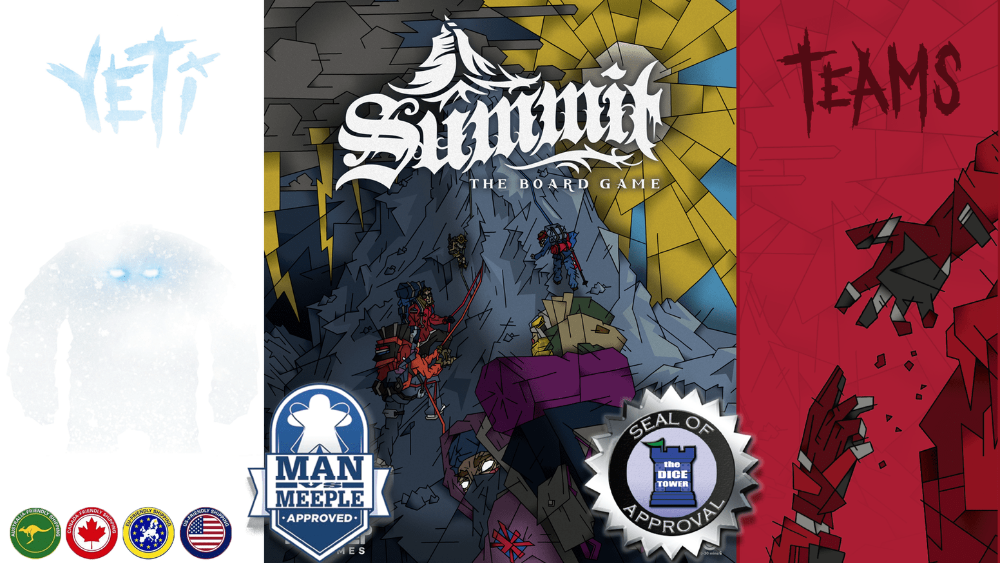 Summit The Board Game Plus Yeti And Teams Expansions Kickstarter Pre Order Special Board Game The Game Steward