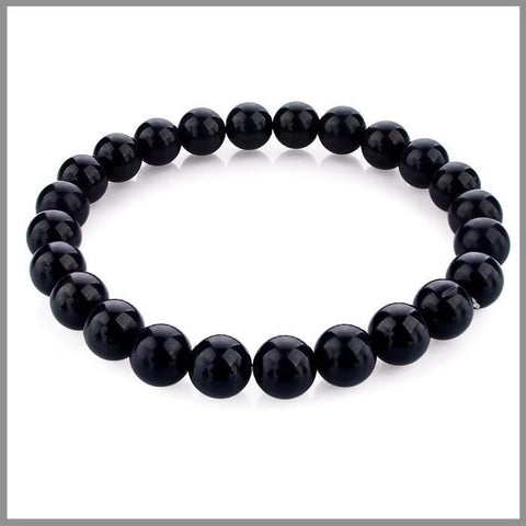 Black Natural Stone Bracelet