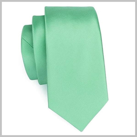 Mint green tie
