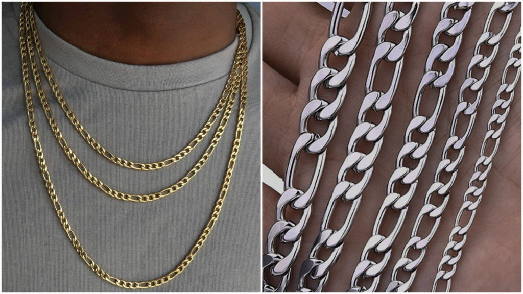 Most popular figaro chain necklaces for men