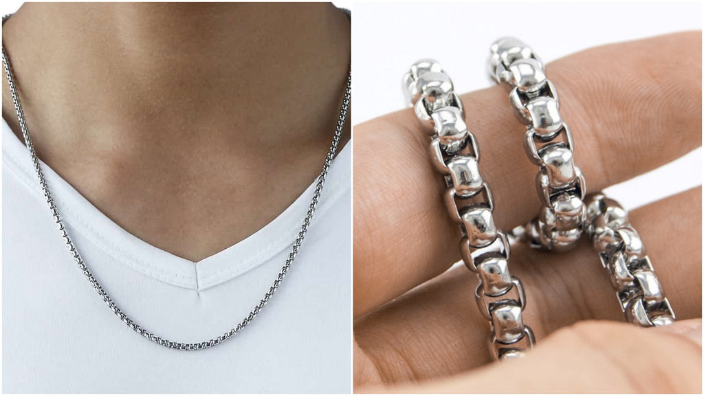 Most popular box chain necklaces for men