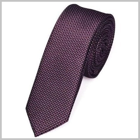 Purple Skinny Tie