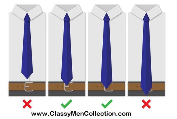 Perfect length for a necktie