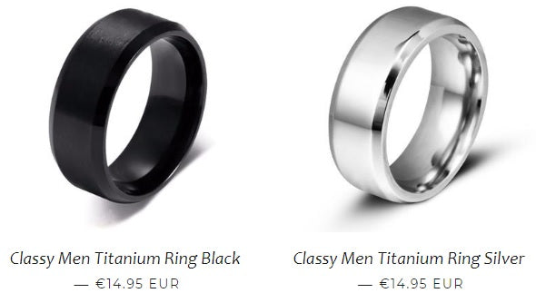 Men's ring for beginners