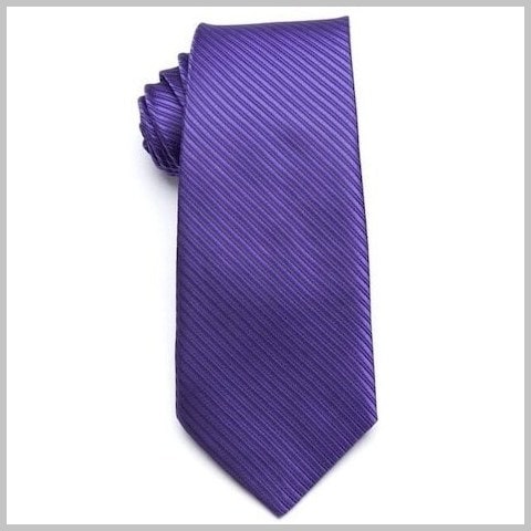Violet Striped Tie