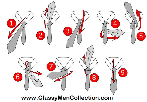 how to tie a windsor knot