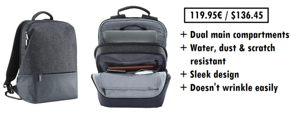 Laptop backpack for men with a modern design