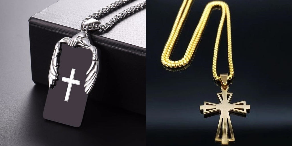 Unique cross necklaces for men