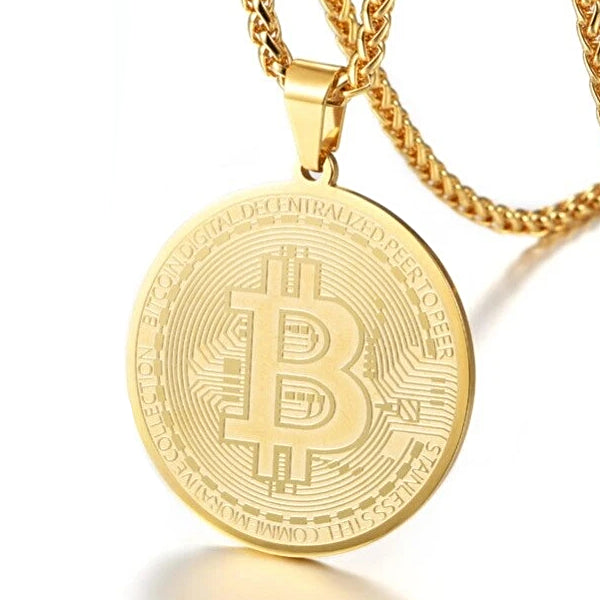 bitcoin gold pendant