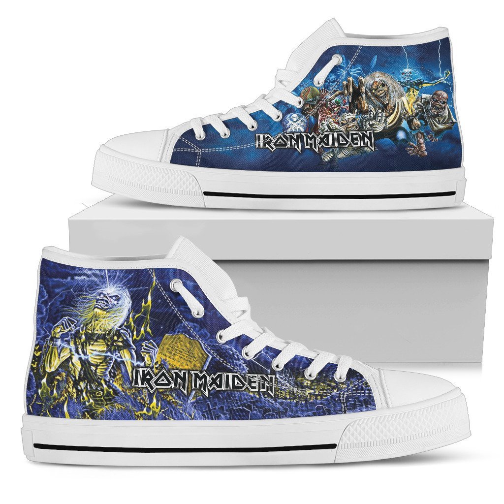 iron maiden converse shoes