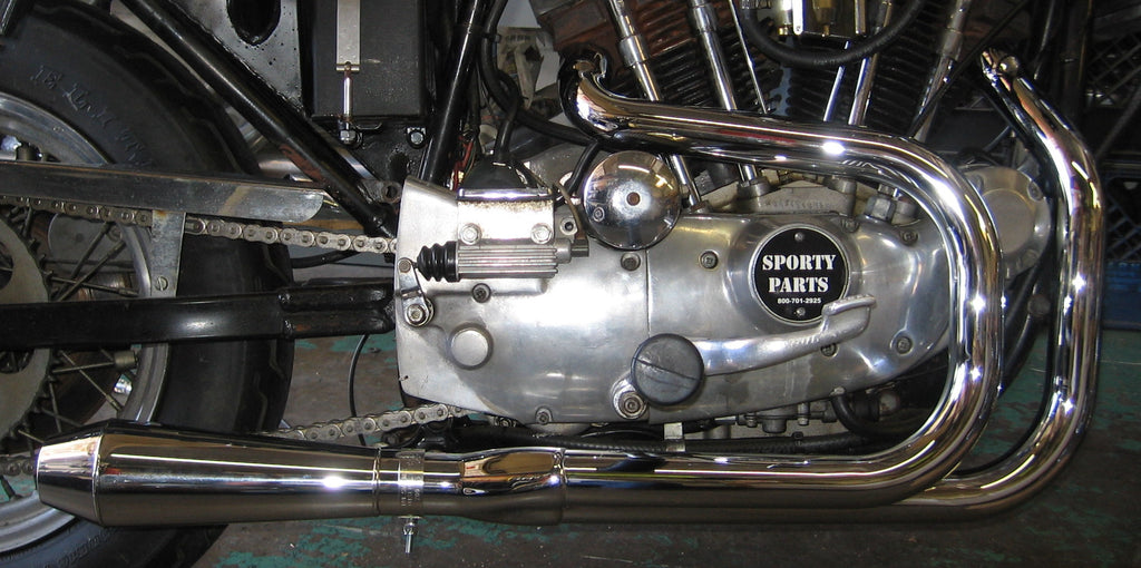 Harley Ironhead Sportster 2 Into 1 Header Sporty Parts