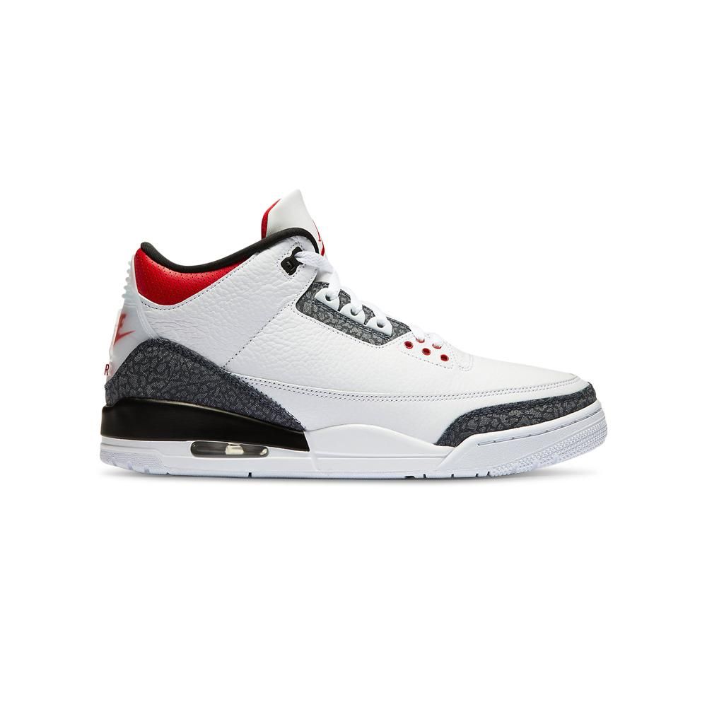 air jordan 3 retro red and white