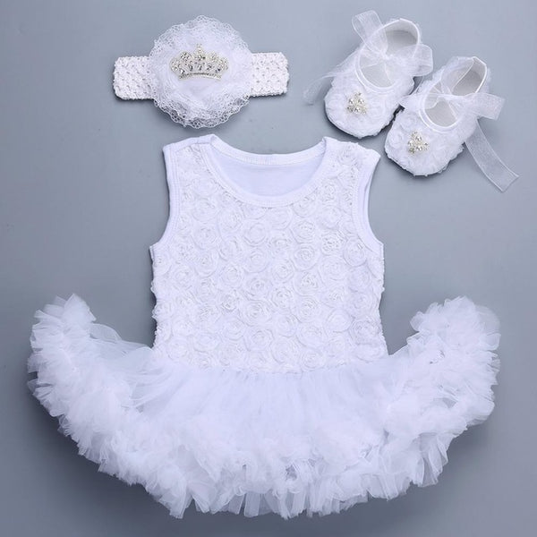 baby dress and shoes