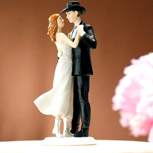 Cowboy Couple Country Western Cake Topper Ever After Brides