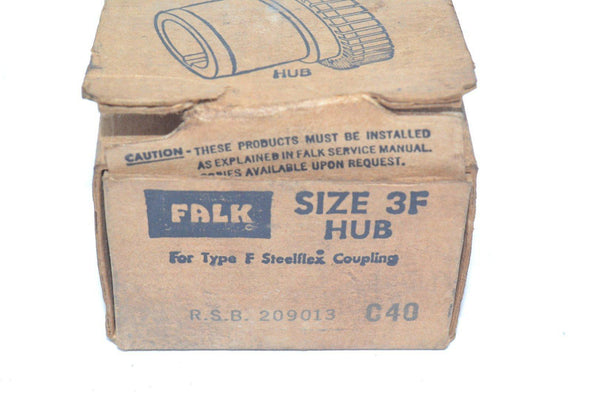NEW Falk Grid Coupling Hub - Cplg Size: 3F, Bore: Rough Stock Condition_New, Couplings, Falk