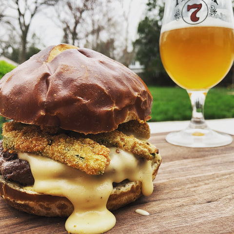 Wagyu Beer Cheese Burger 