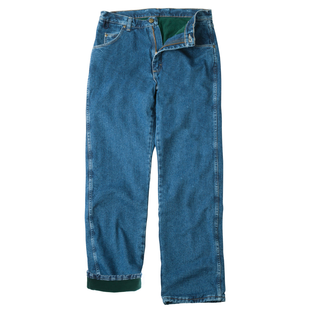 wrangler rugged wear fleece lined jeans