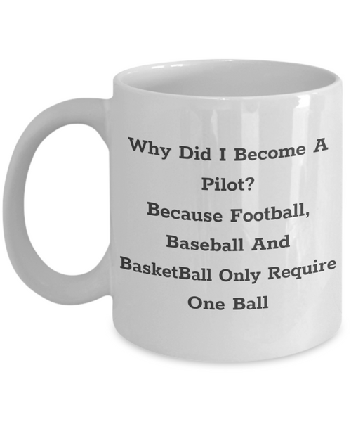Why Did I Become A Pilot Mug