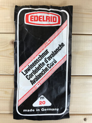 Edelrid avalanche cord label