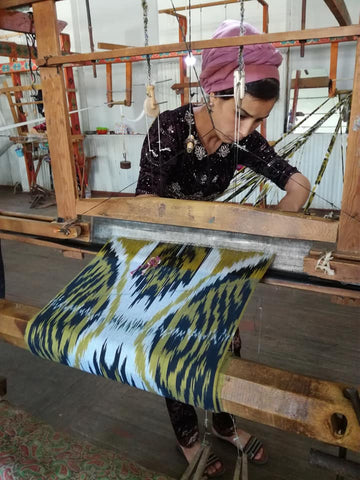 Belle Ikat Manufaktur, Ikat-Stoffe aus Usbekistan