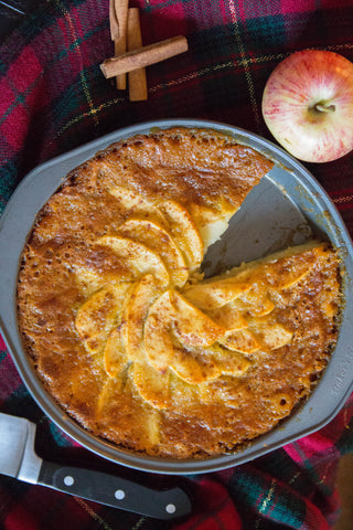 thanksgiving recipes olive oil cake with apples and honey 