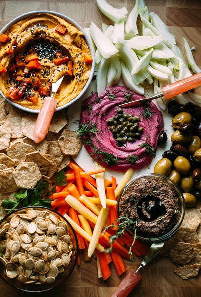 vegan appetizer board