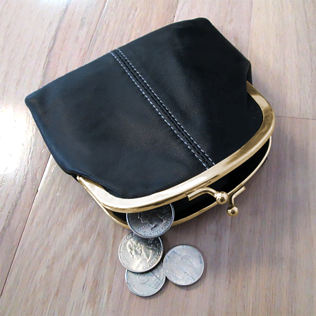 wallet with coin clasp