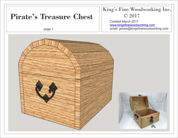 plans for the pirates treasure chest – king's fine
