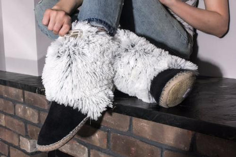 Fuzzy Slipper Boots - MinxNY