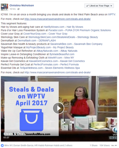 Steals & Deals on WPTV - SPA Collection - Makeup Remover