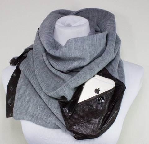 Leather Scarf - Hygge Store - MinxNY