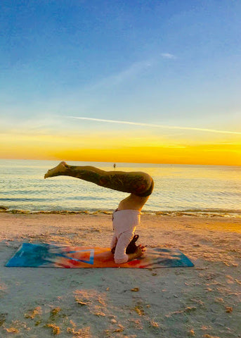 beach yoga 