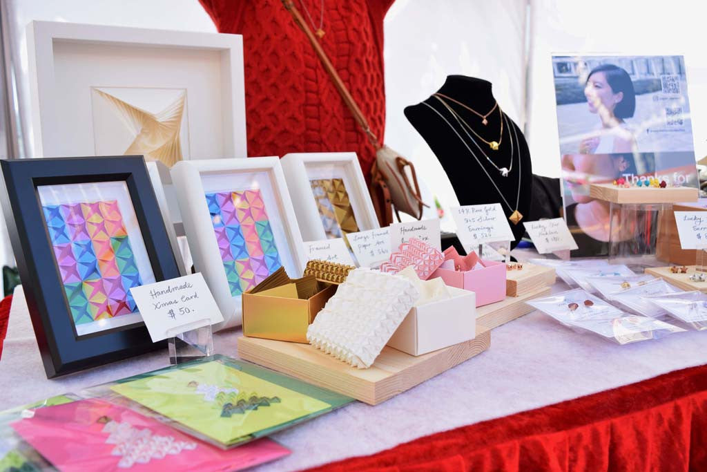 Paper Diamond at Stanley Christmas Market December 2016