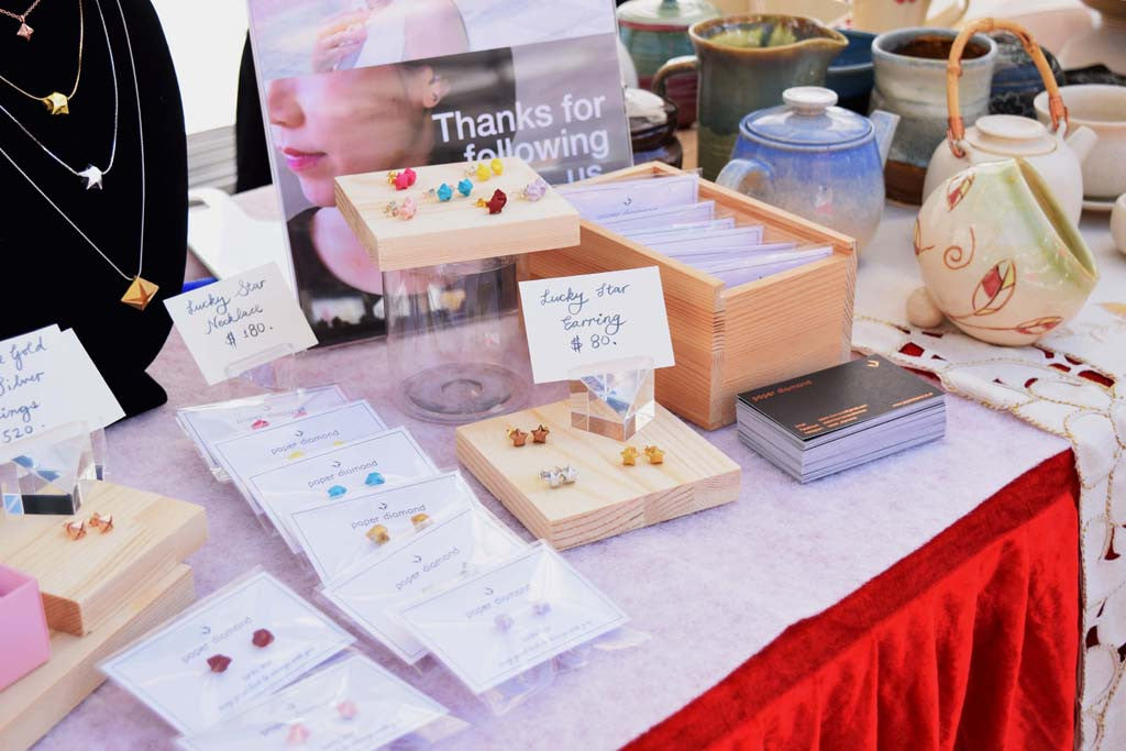 Paper Diamond at Stanley Christmas Market December 2016