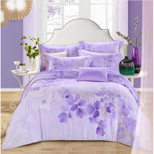 Beautiful Purple Watercolor Dona Duvet Cover Set Jesmine Australia