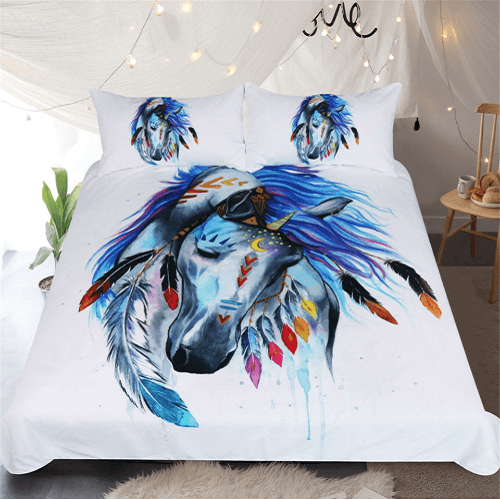 Tribal Horse Duvet Cover Set Jesmine Australia