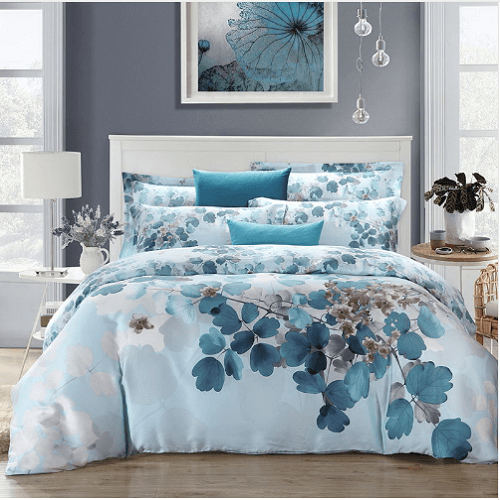 watercolor bedding