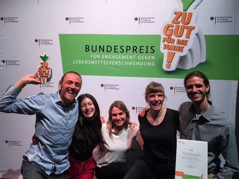 SirPlus Team gewinnt "Zu gut für die Tonne 2018" Bundespreis