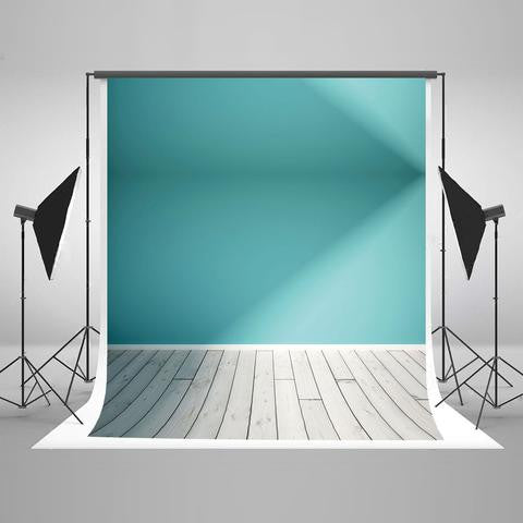 Wall Backgrounds Wood Backdrop Blue Photography Backdrops J02846