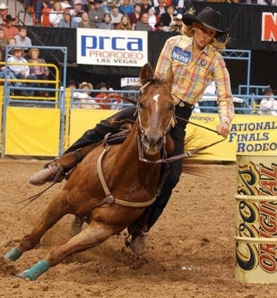 Charmayne James-Barrel-Racing-Carrera-de-Barriles-Equinazone-Blog