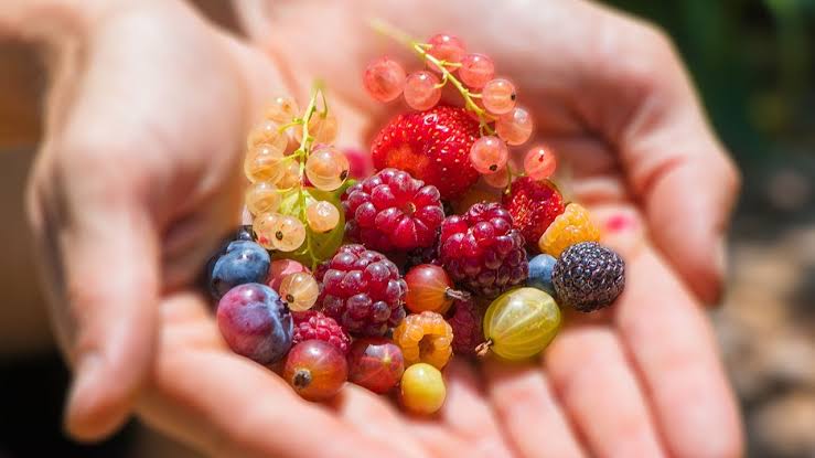 Berries healthy snack for glowing skin great complexion