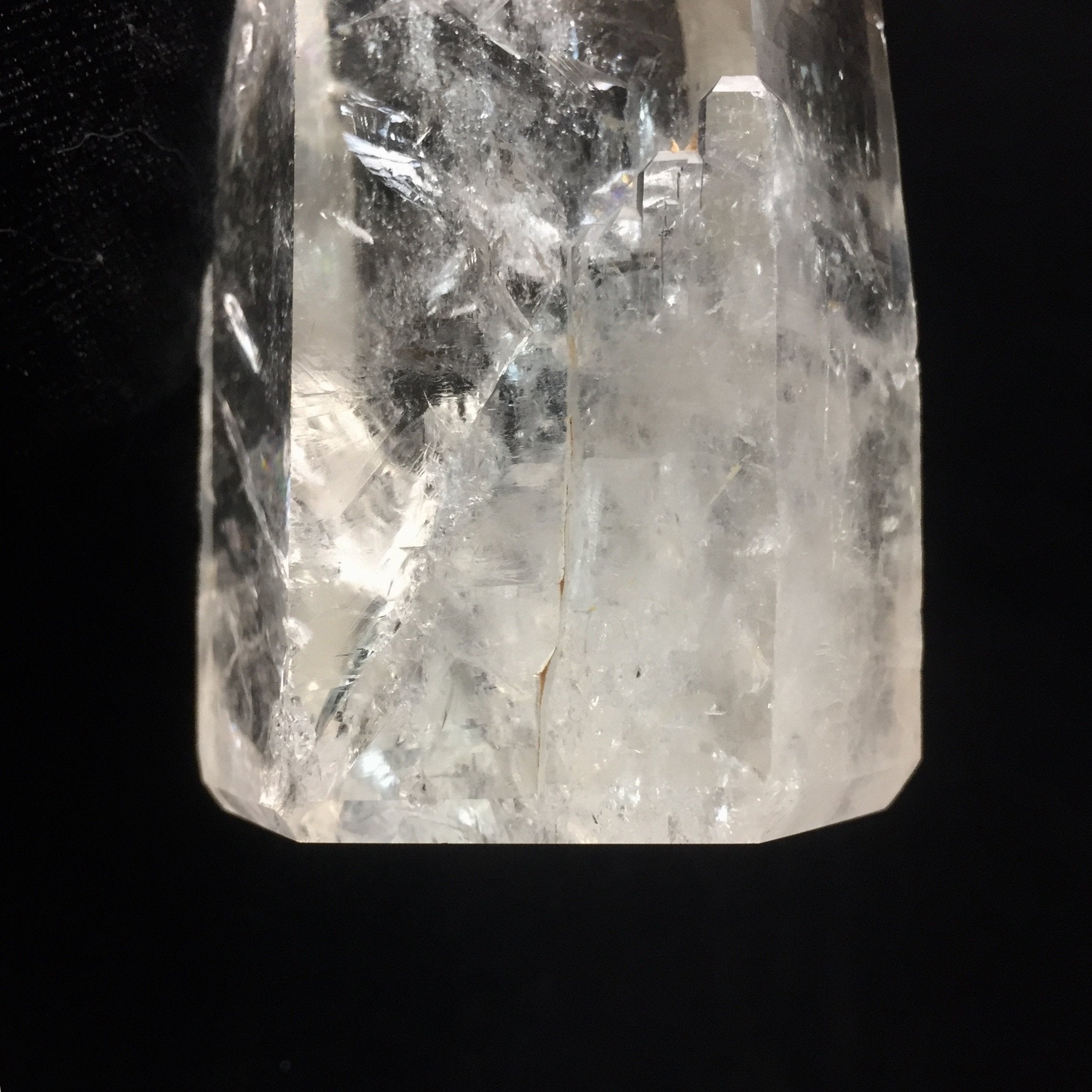 Partially Polished Self Standing Lemurian Point- Master Channeller 7x7-The Lemurian Rose